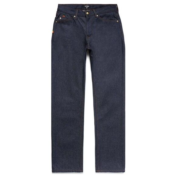 Carrots By Anwar Carrots Wordmark Slim Straight Leg Indigo Denim Jeans 32x34